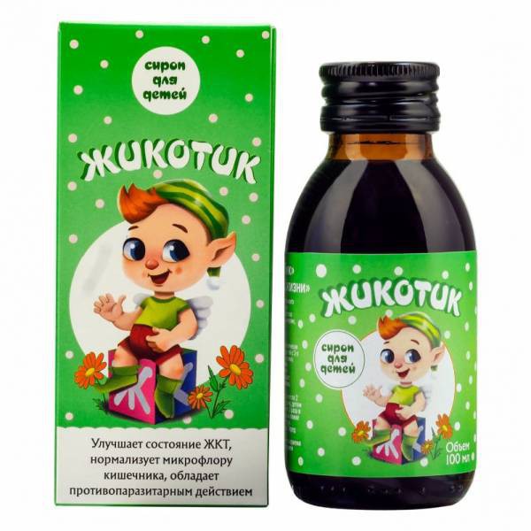 БАД к пище Серия "Цветы жизни" детский сироп ЖиКоТик 100мл